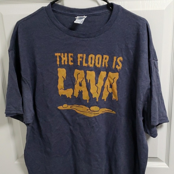 Floor is Lava XL Graphic Tee Shirt NWOT Unisex - Picture 4 of 5